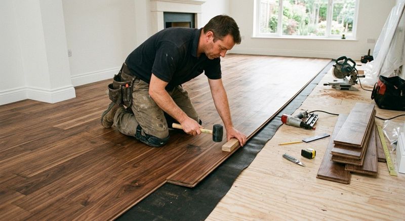 Walnut Flooring Installation in Phoenix, AZ