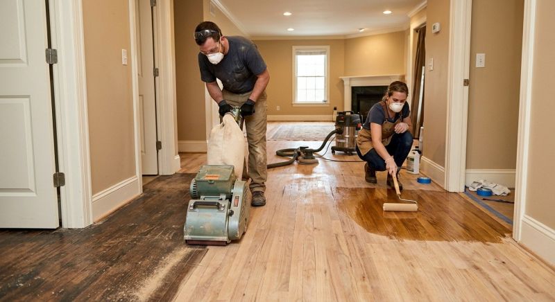Ash Floor Refinishing in Olathe, KS