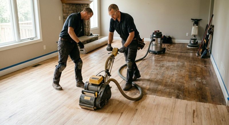 Cherry Floor Refinishing in Olathe, KS