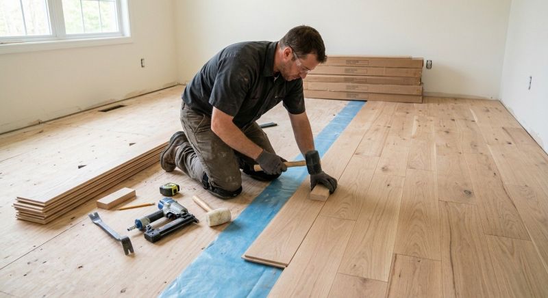 Hardwood Floor Installation in Manassas, VA