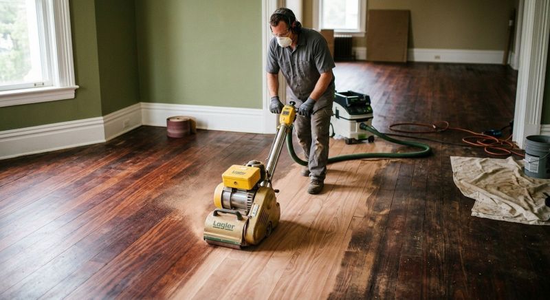 Mahogany Floor Refinishing in Kansas City, KS