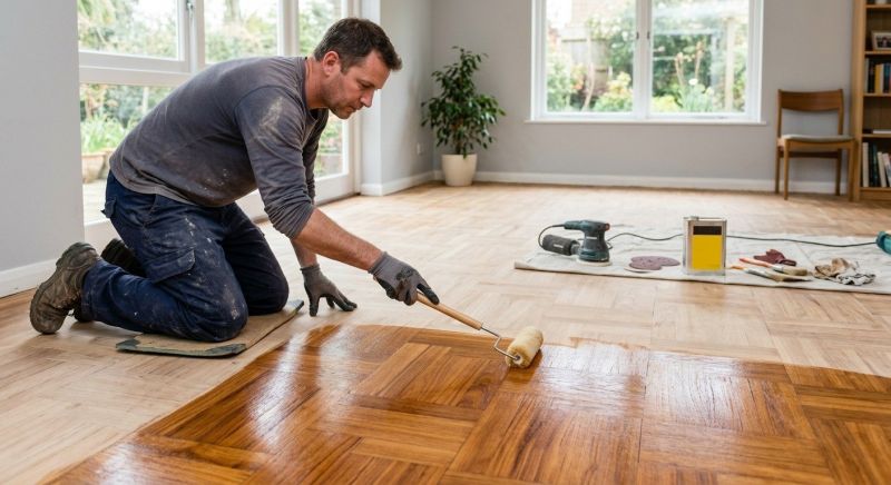 Mahogany Floor Refinishing in Kansas City, KS