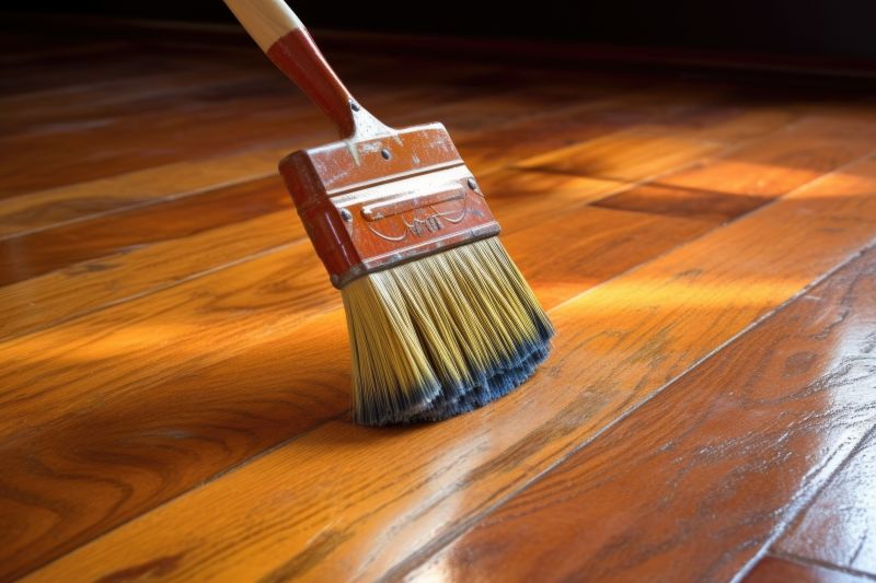 Maple Floor Staining in Olathe, KS