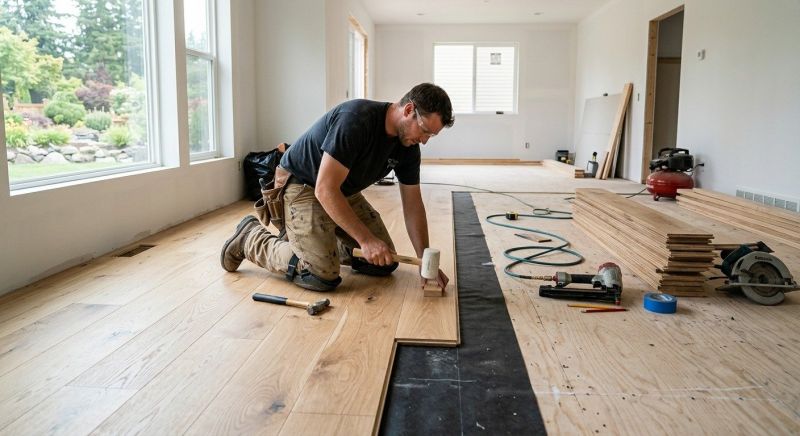 Wide Plank Floor Installation in San Antonio, TX